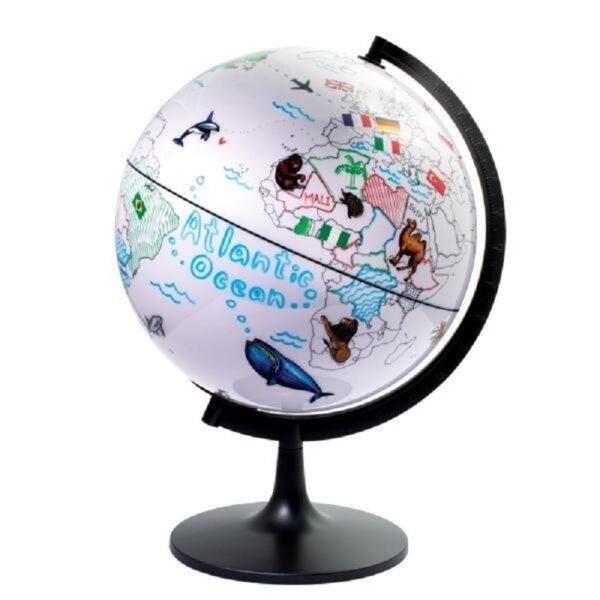 Globo terráqueo mudo 28cm. - Imagen 4