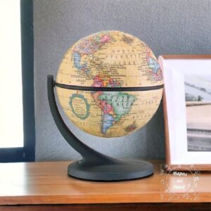 Globo terráqueo wonder sepia con base de plástico 11cm (replogle)