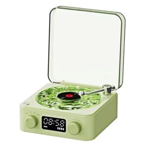 Tocadiscos Altavoz inalámbrico Retro Verde