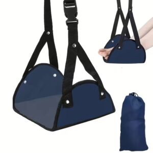 Reposapies ajustable portatil azul