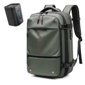 Mochila de compresión al vació + compresor de aire (verde)