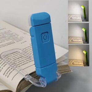 Lámpara led para libros (azul)