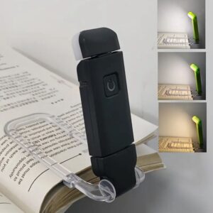 Lámpara led para libros (negro)