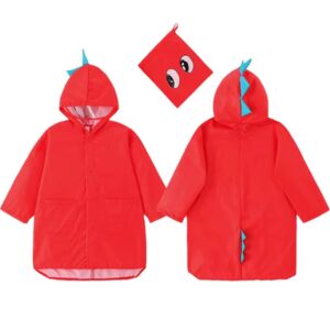 Impermeable para niños rojo (talla M)