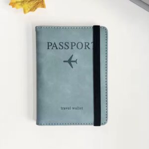 Portapasaporte Turquesa