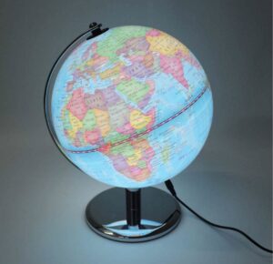 Globo Terráqueo LED de 20 cm diámetro