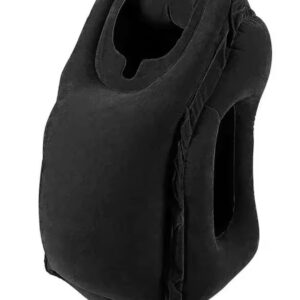 Almohada corporal inflable negra