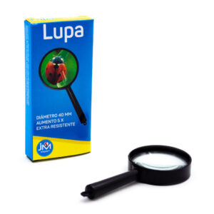 Lupa borde plástico 5 x 40mm