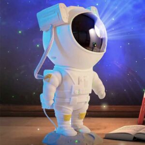 Lámpara Astronauta Proyector de Estrellas